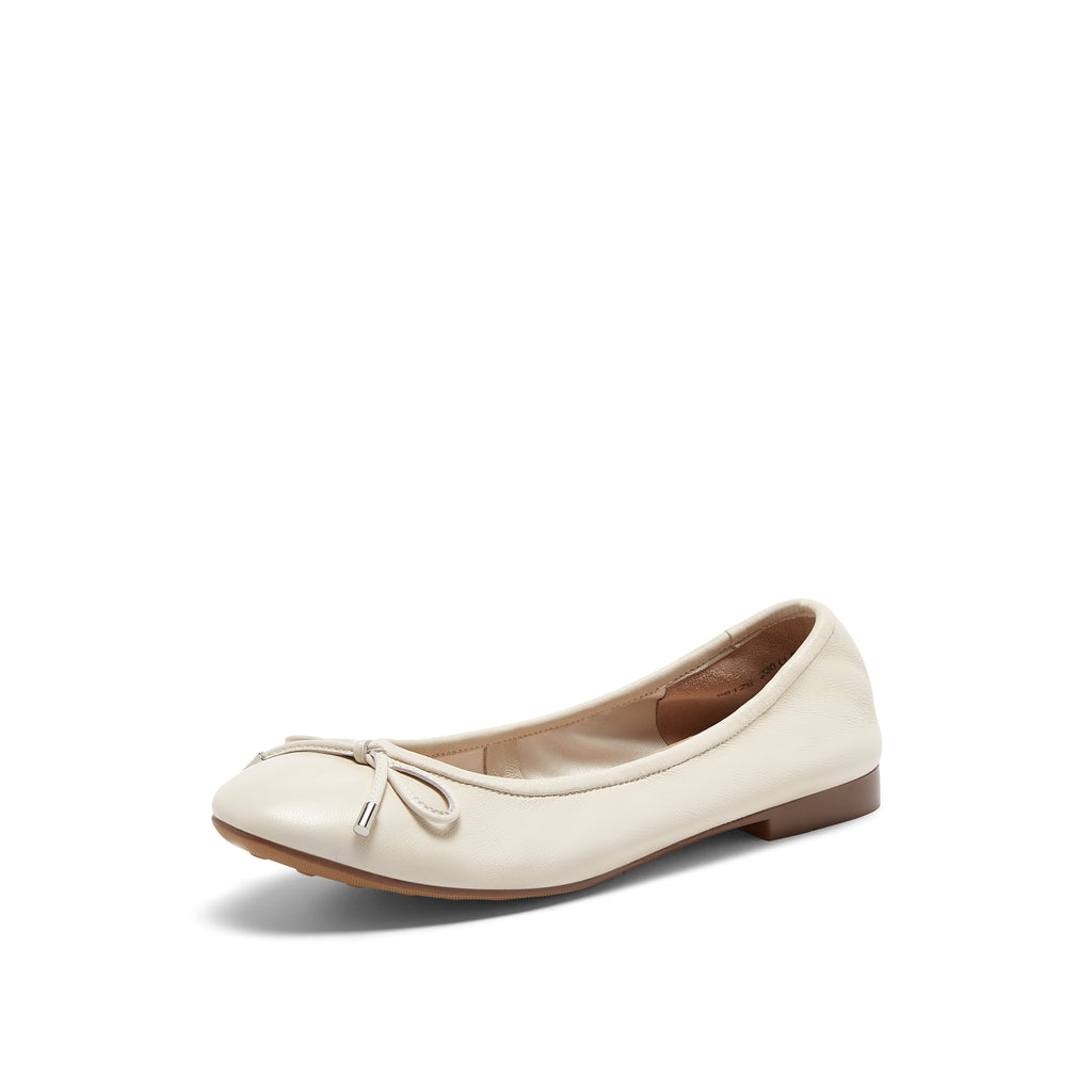 Round Toe Flats with Knot