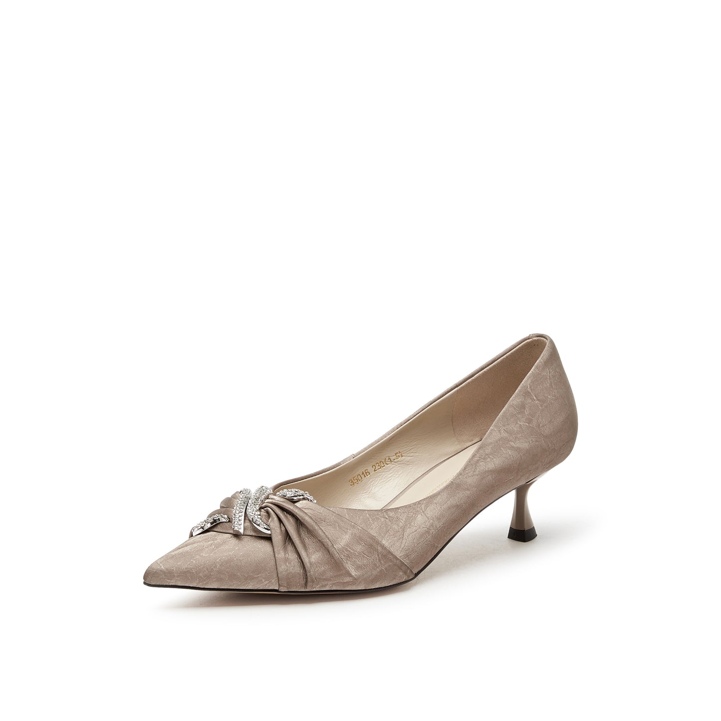 Crystal-embellished Pump