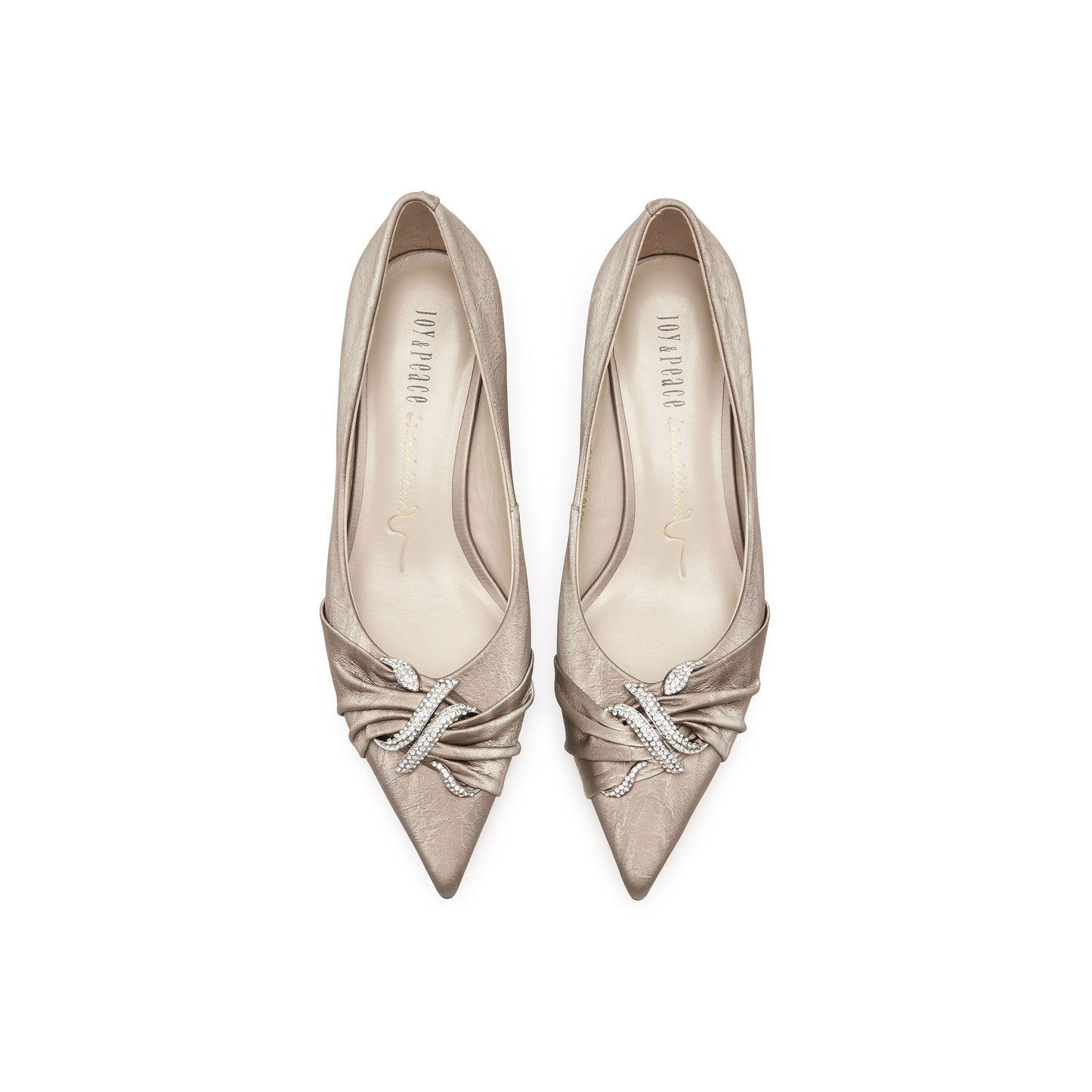Crystal-embellished Pump