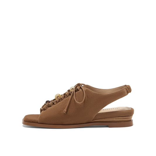 Beading Lace Sandals