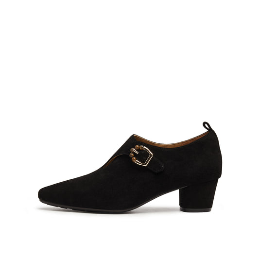 Buckled High Vamp Shoes