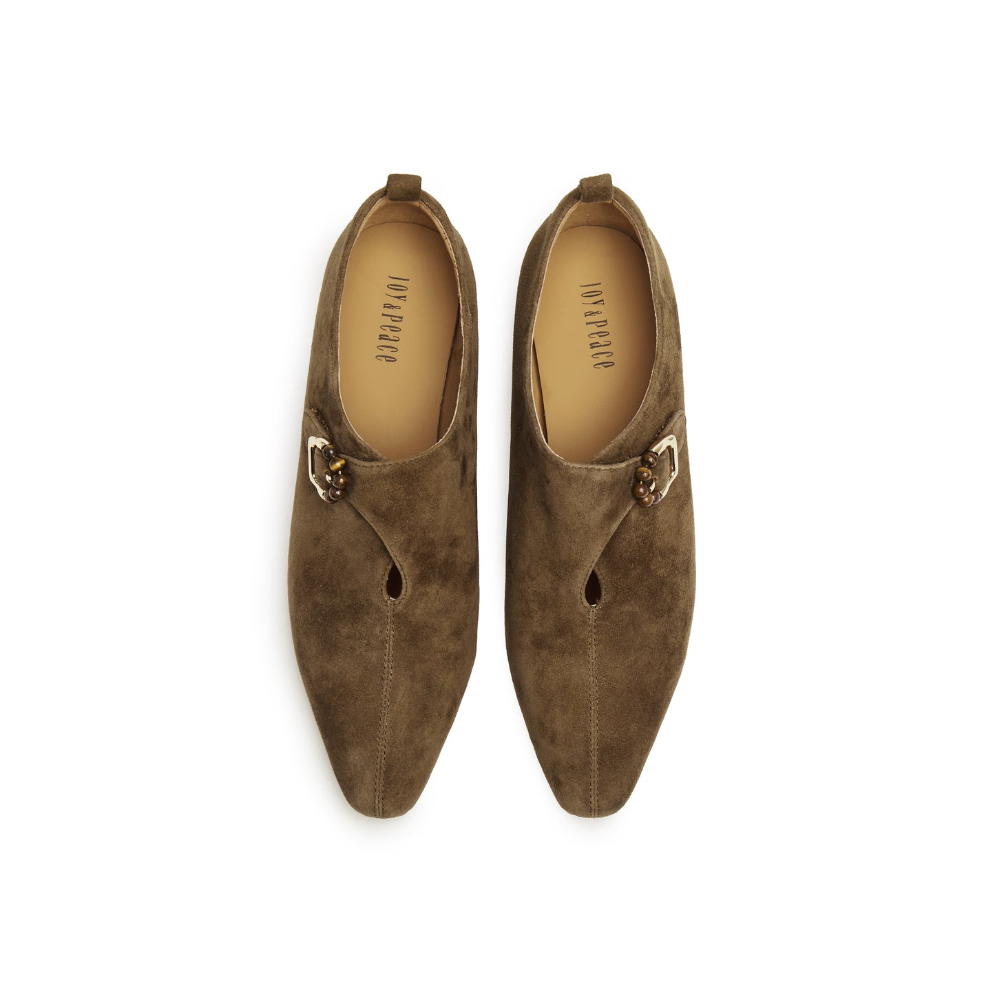 Buckled High Vamp Shoes
