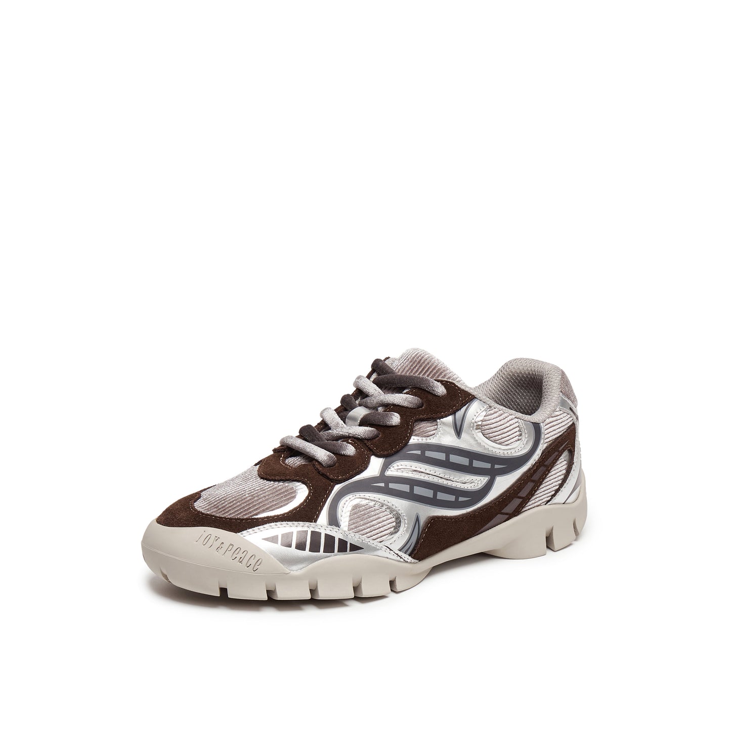 Oversized Infinity Logo Thin Sole Sneakers