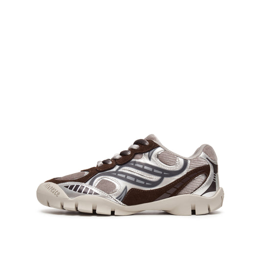 Oversized Infinity Logo Thin Sole Sneakers