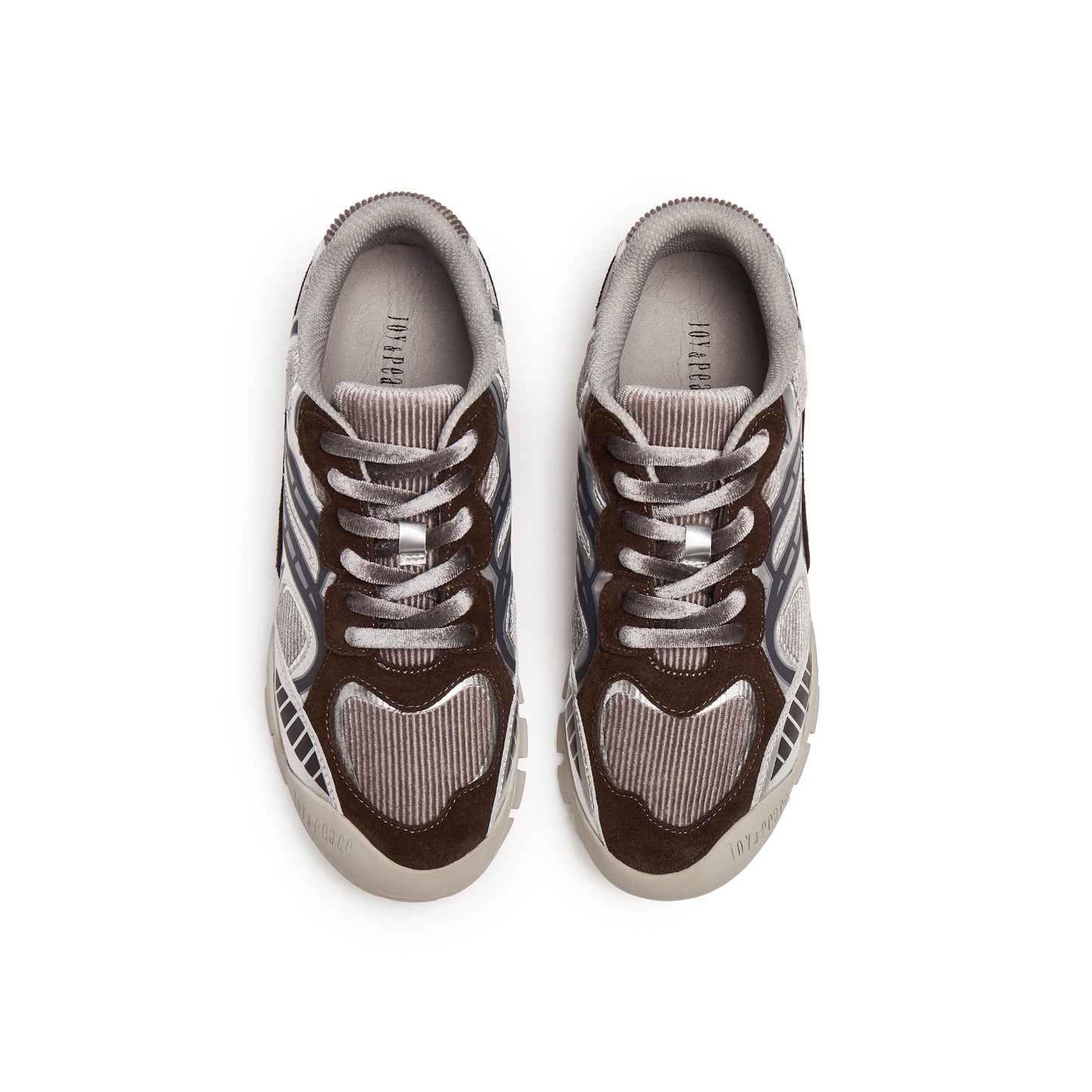Oversized Infinity Logo Thin Sole Sneakers