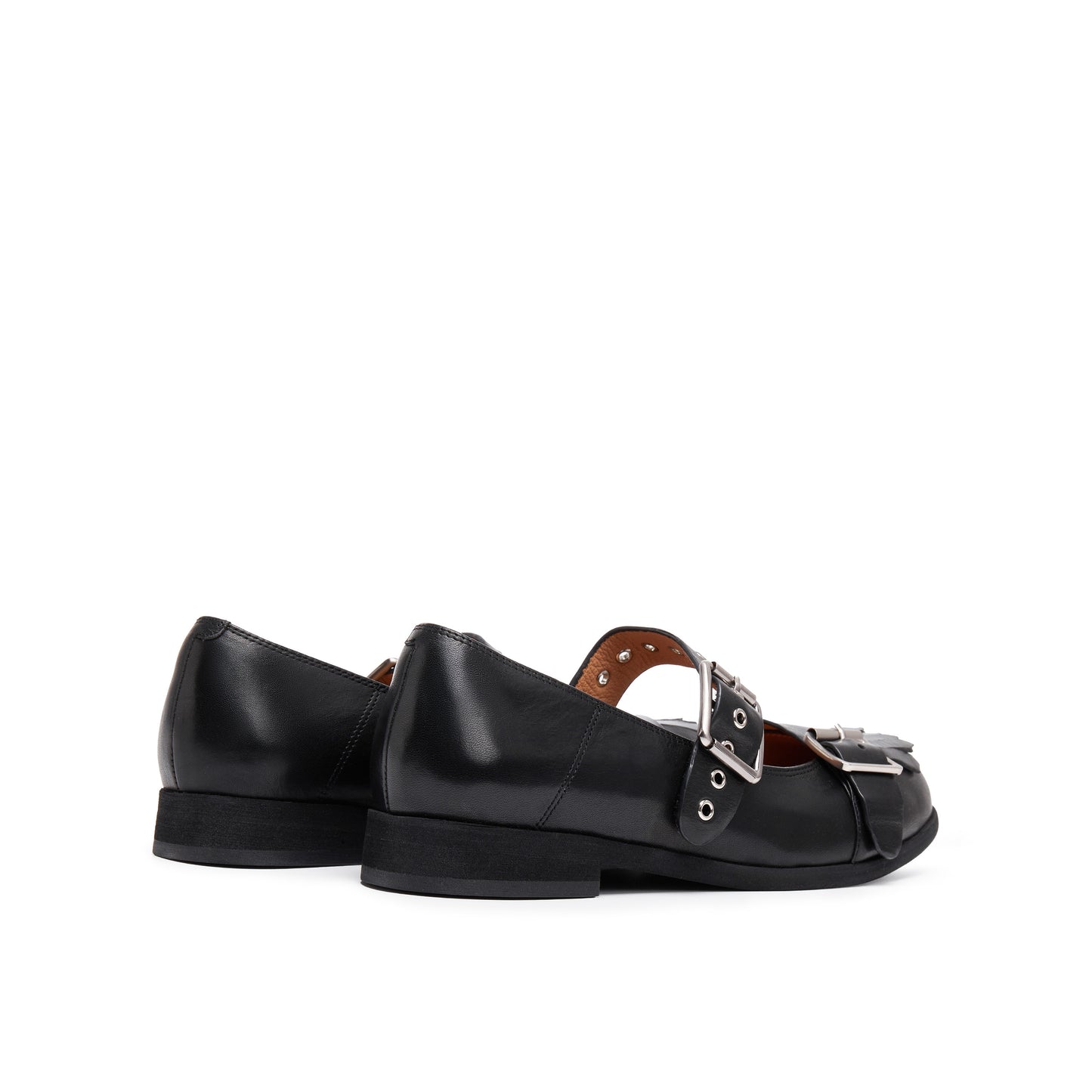 Double Buckle Mary Jane with Fringe