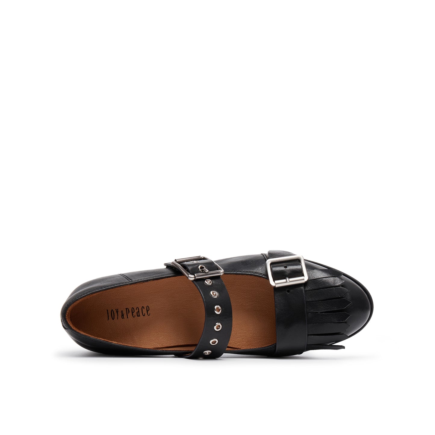 Double Buckle Mary Jane with Fringe