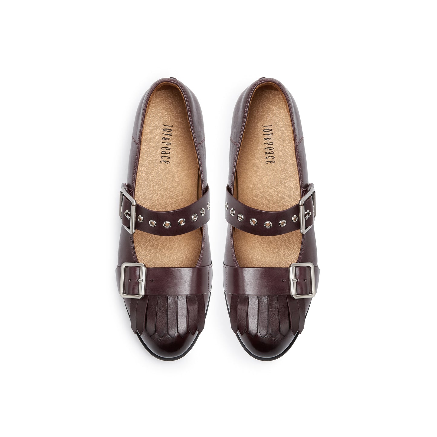 Double Buckle Mary Jane with Fringe