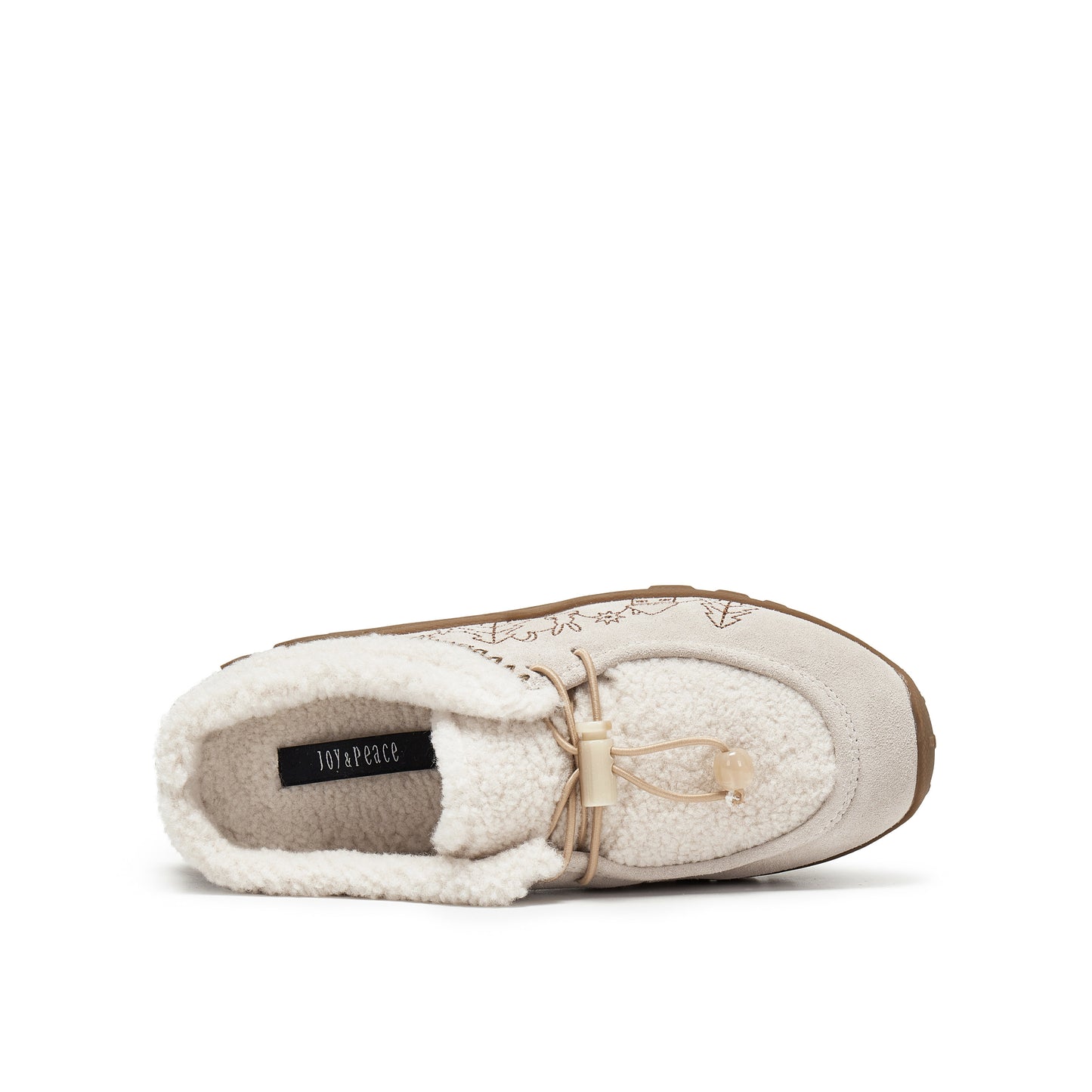 Calf Split / Faux Wool Mule