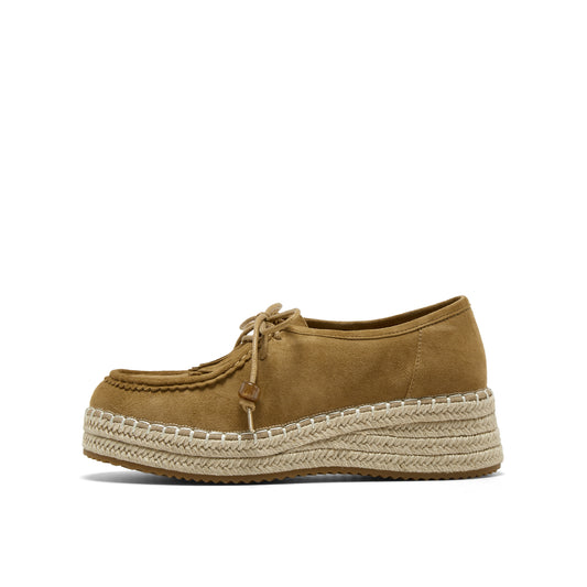 Layered Fringe Wallabee Espadrilles