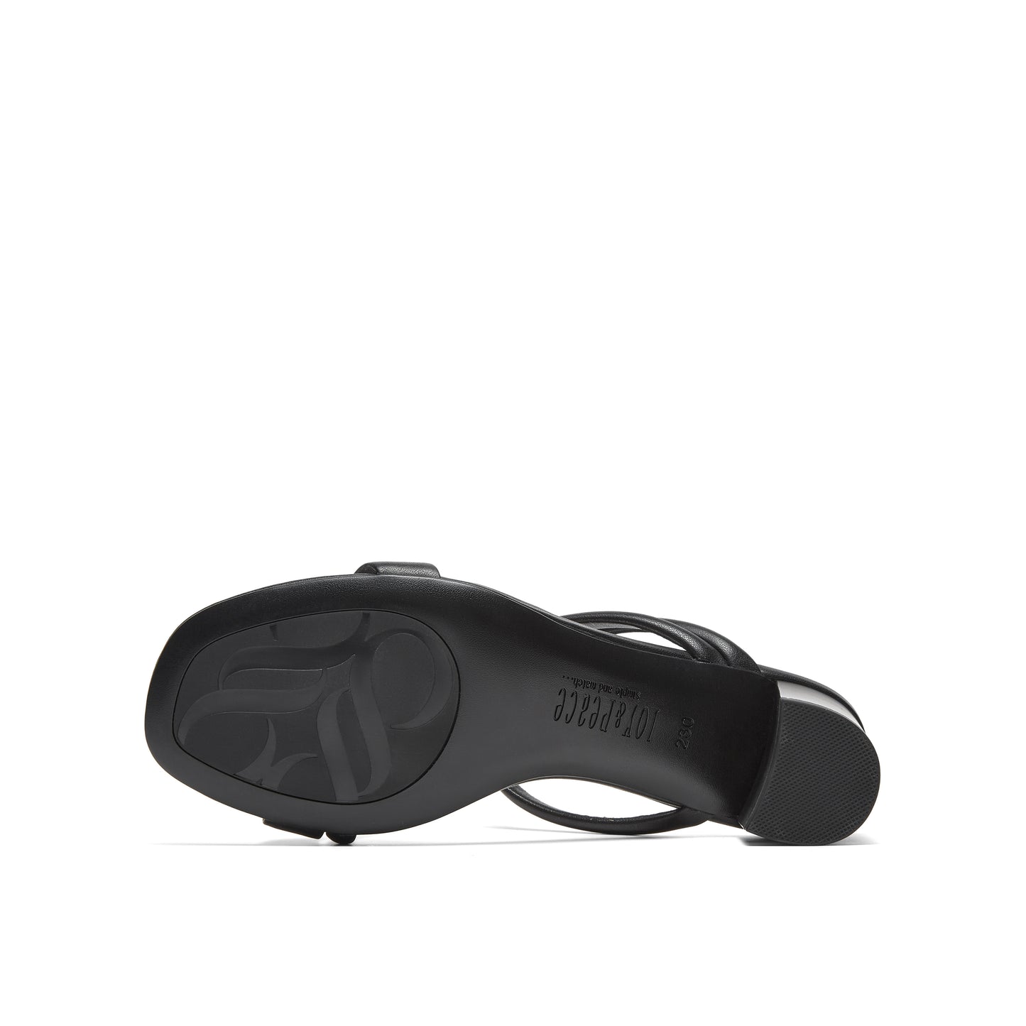 Thin Strap Block Heel Slippers