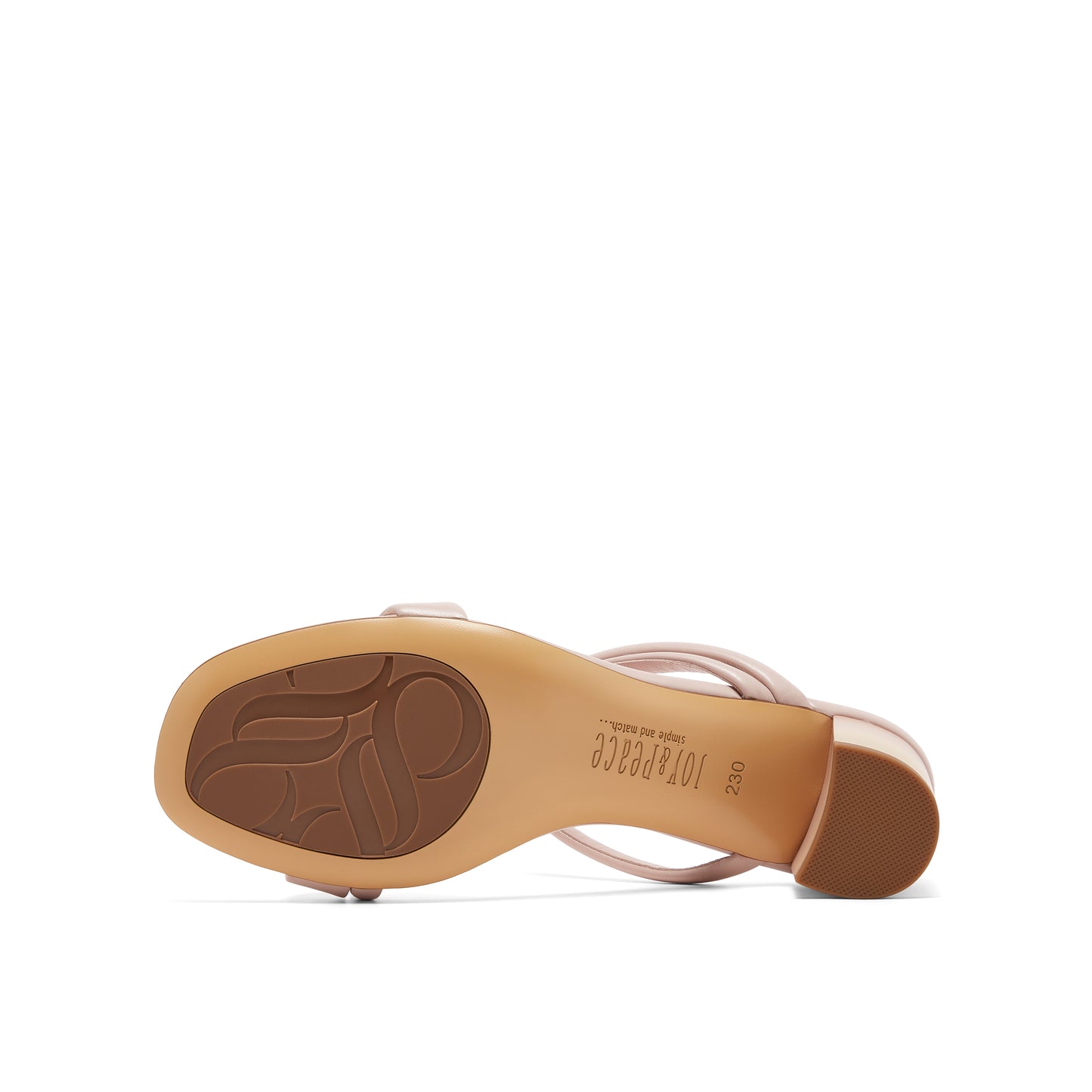 Thin Strap Block Heel Slippers