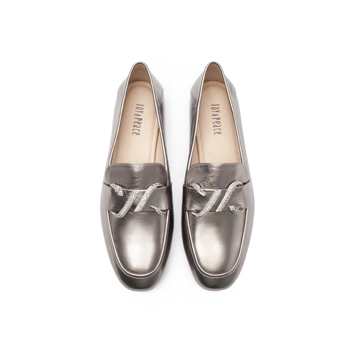 Crystal Embellished Loafers