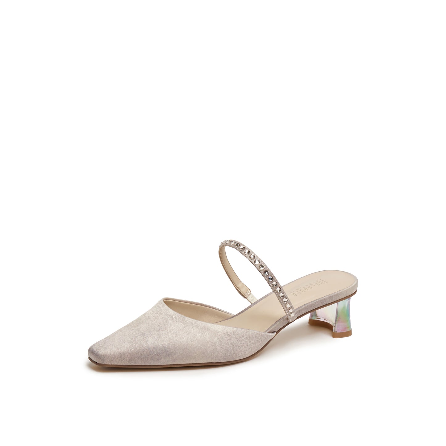 Transparent Heel Mules