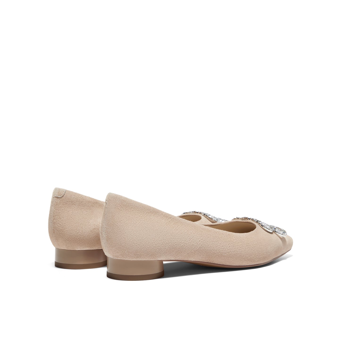 JP Infinity Buckle Block Heel Shoes