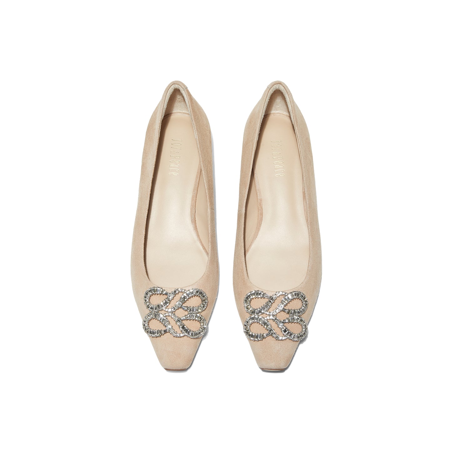 JP Infinity Buckle Block Heel Shoes