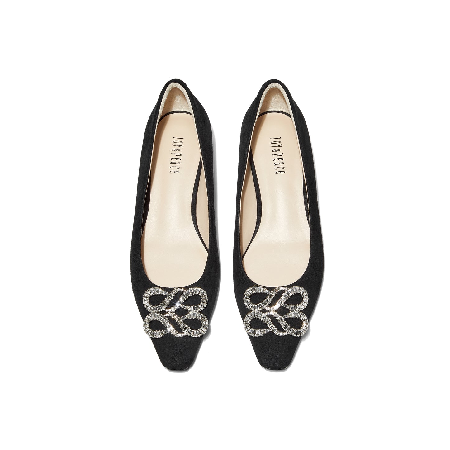 JP Infinity Buckle Block Heel Shoes