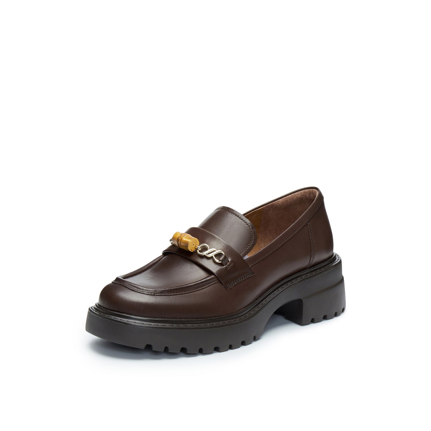 Bamboo Buckle Loafers