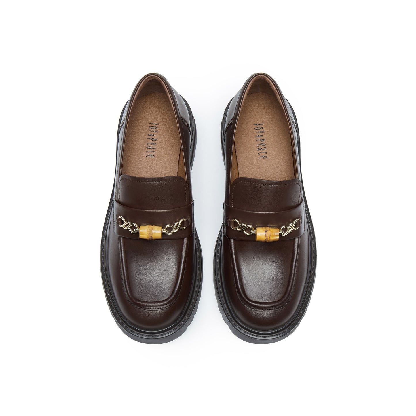 Bamboo Buckle Loafers