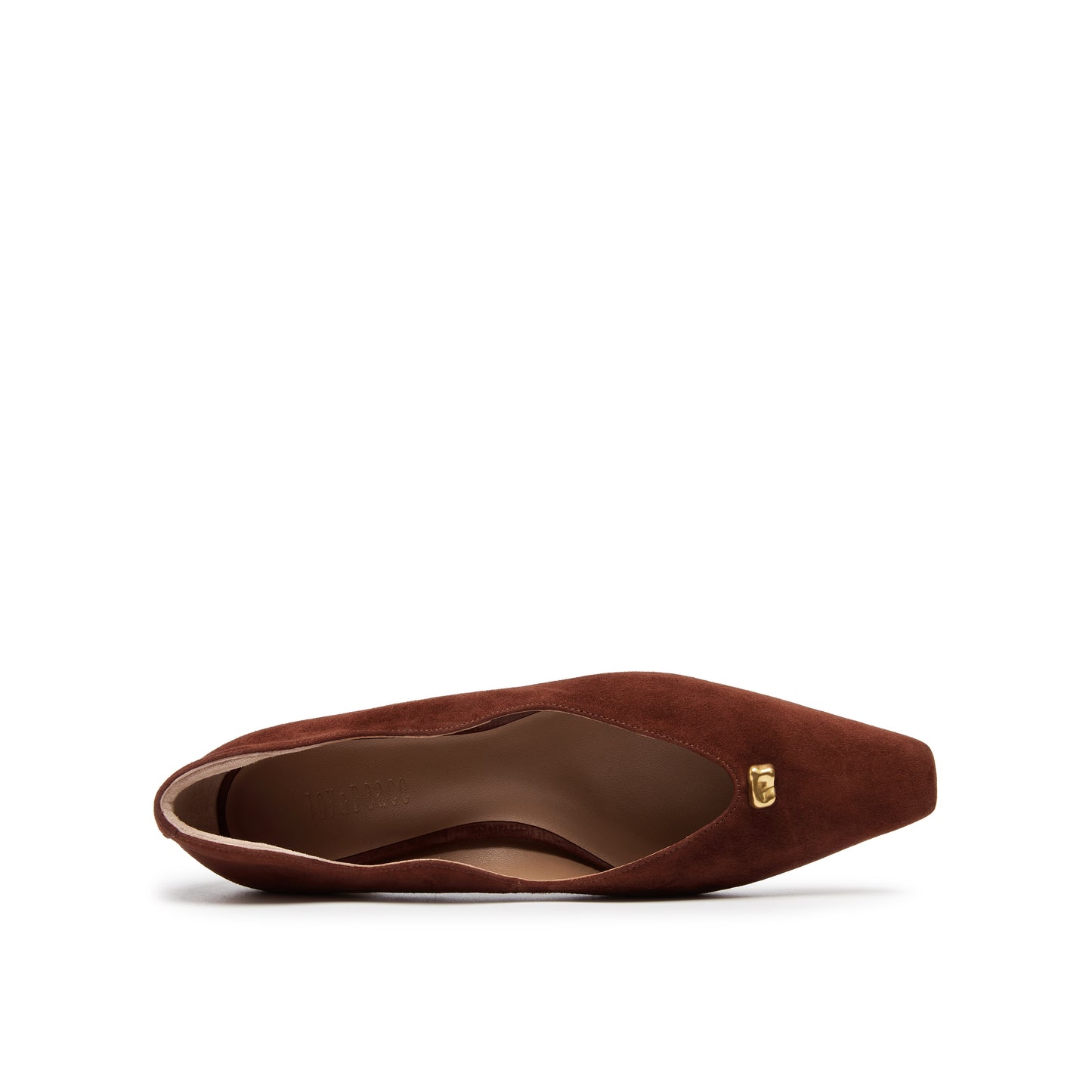 V Cut Mid-heel Pump