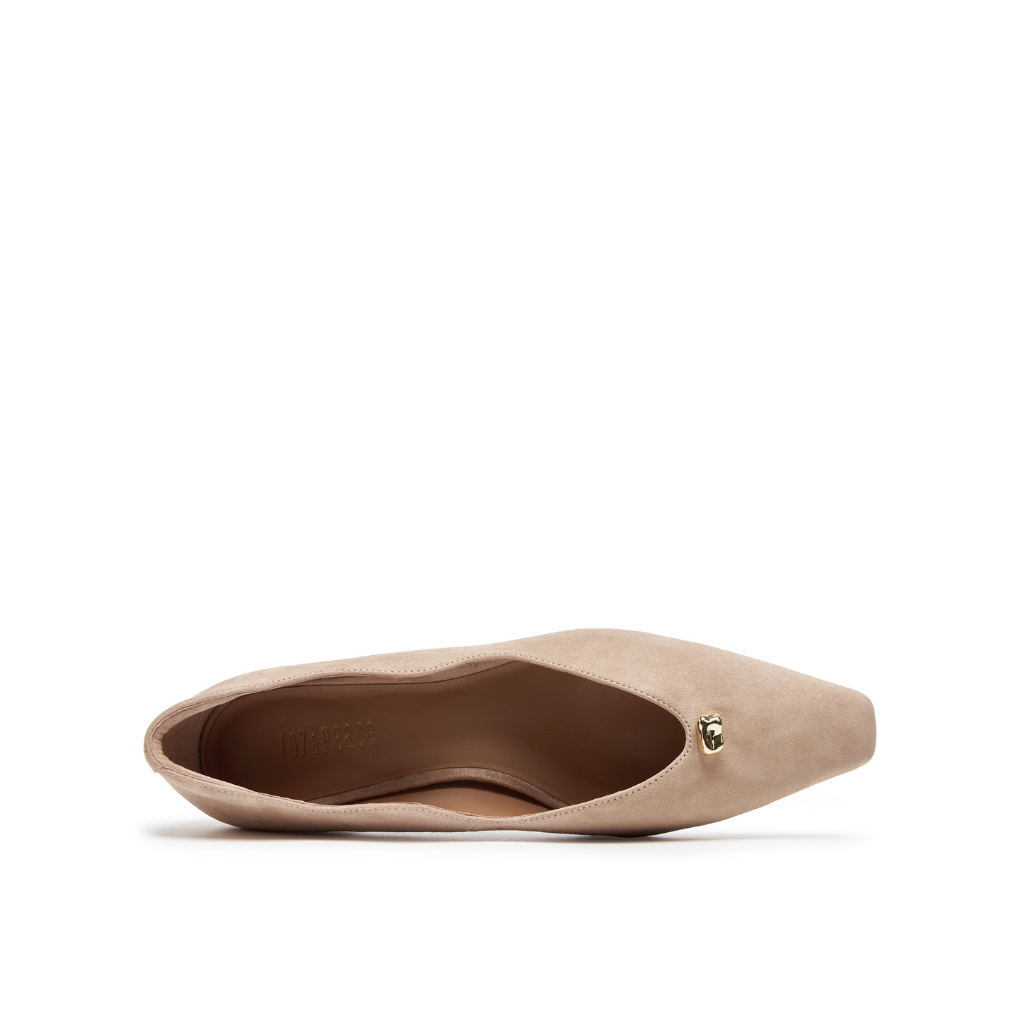 V Cut Mid-heel Pump