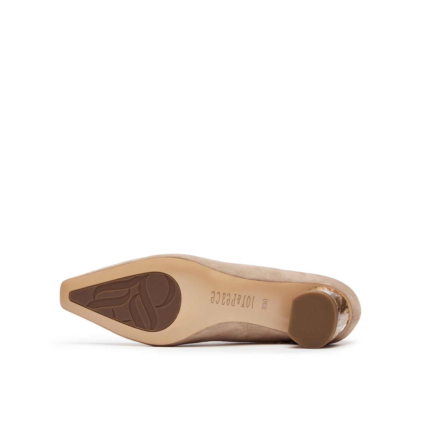 V Cut Mid-heel Pump