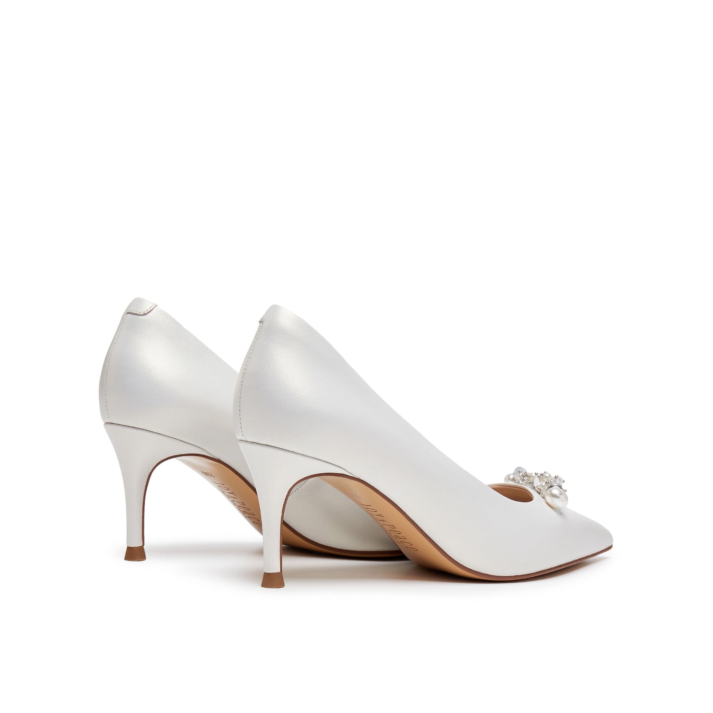 Imitation Pearl Sequin High-heel
