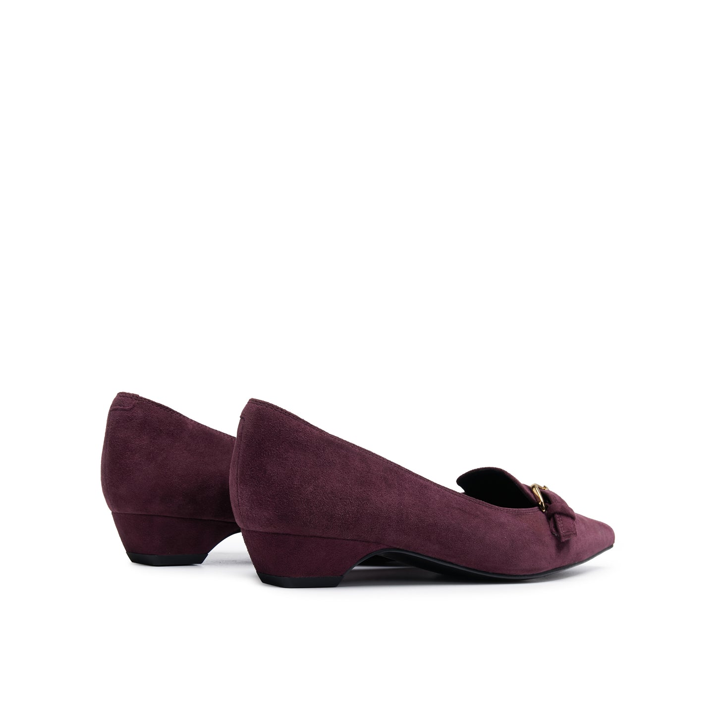 Kid Suede Pointed Toe Pump