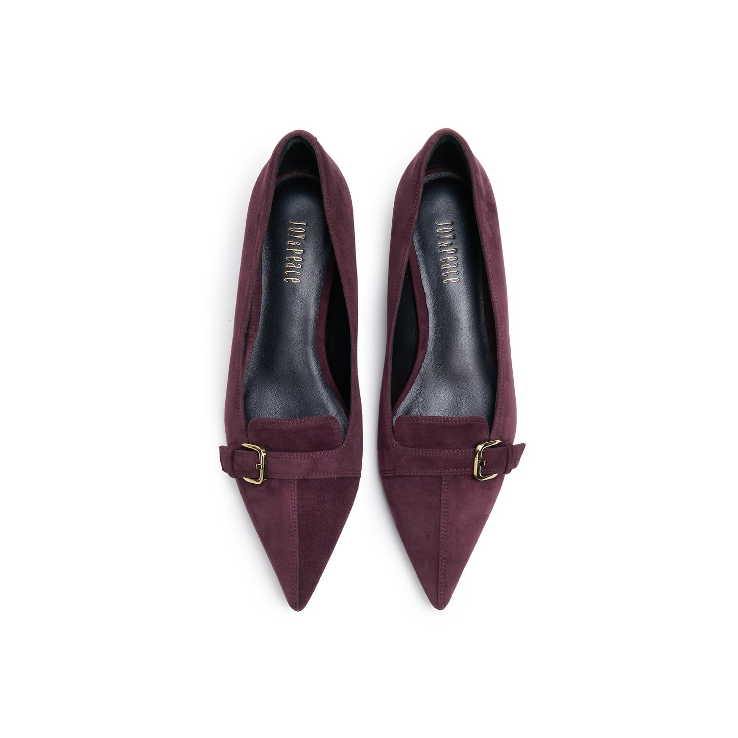 Kid Suede Pointed Toe Pump