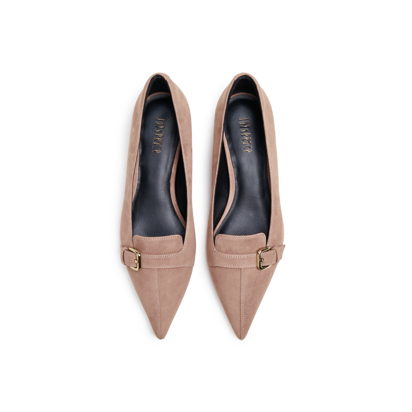 Kid Suede Pointed Toe Pump