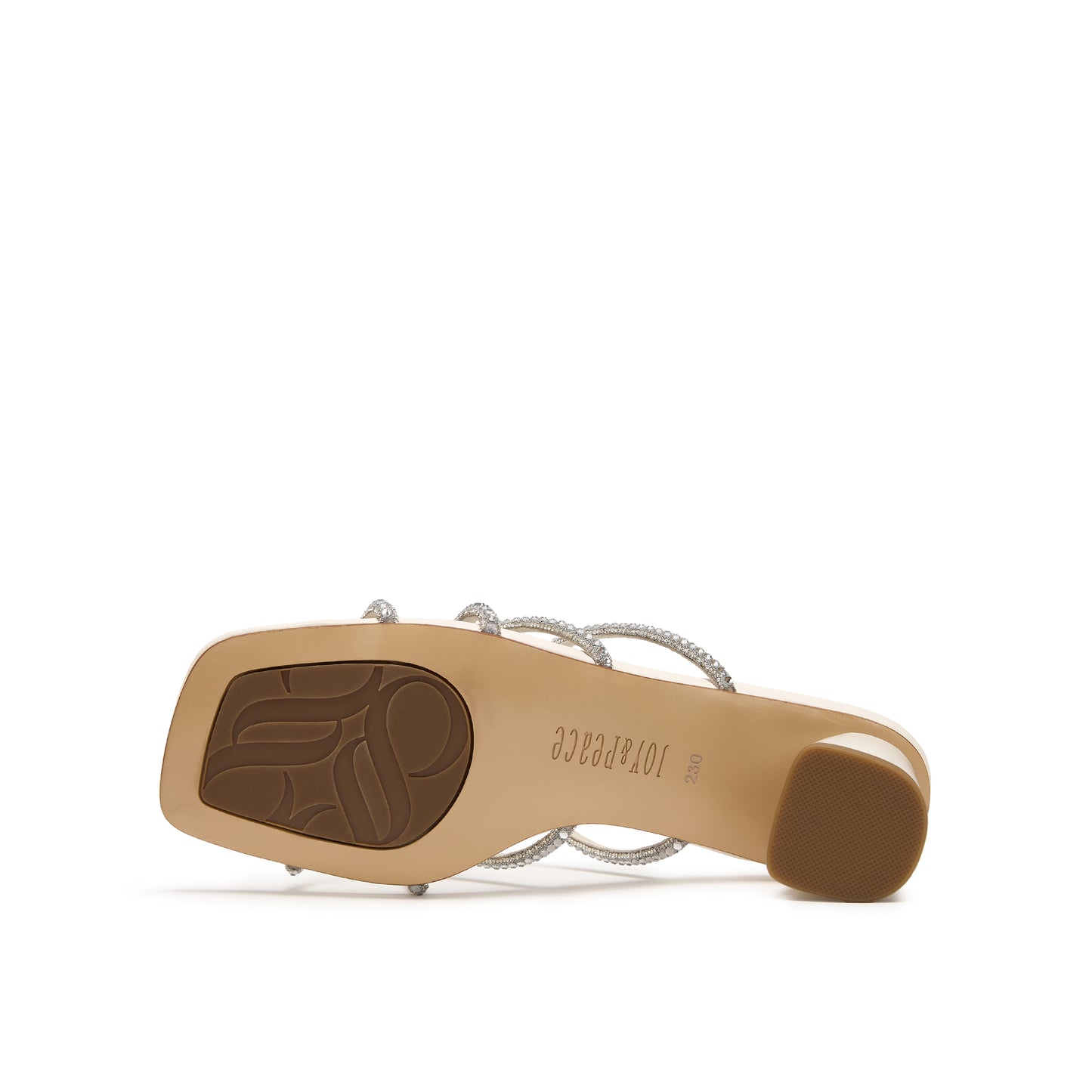 Embellished Strap Blocked-heel Sandals