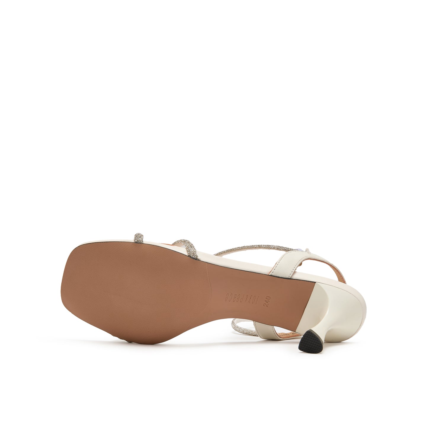 Embellished Ankle-strap Heel Sandals