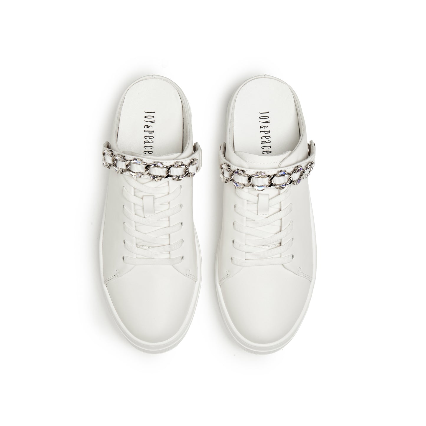 Embellished Strap Sports Mules