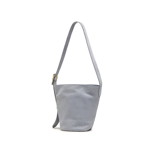 Soft Calf Nubuck Leather Bucket Bag