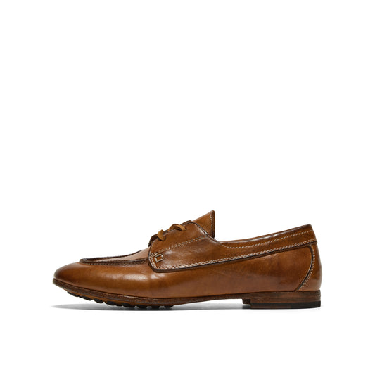 Retro Horse Leather Oxford Shoes