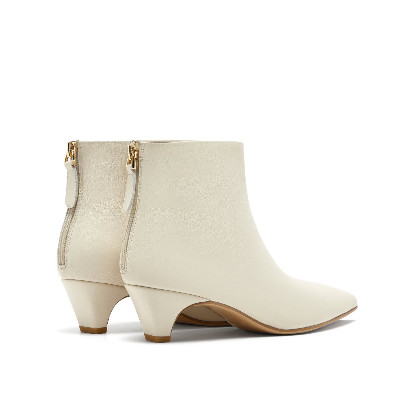 Minimalist Kid Leather Ankle Boots