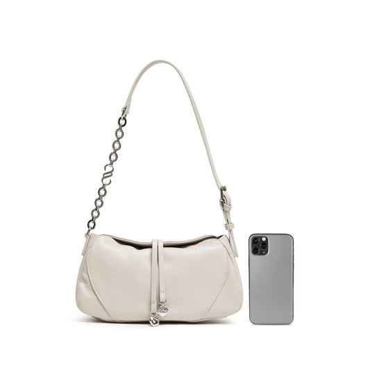 Soft Calf Leather Shoulder Bag