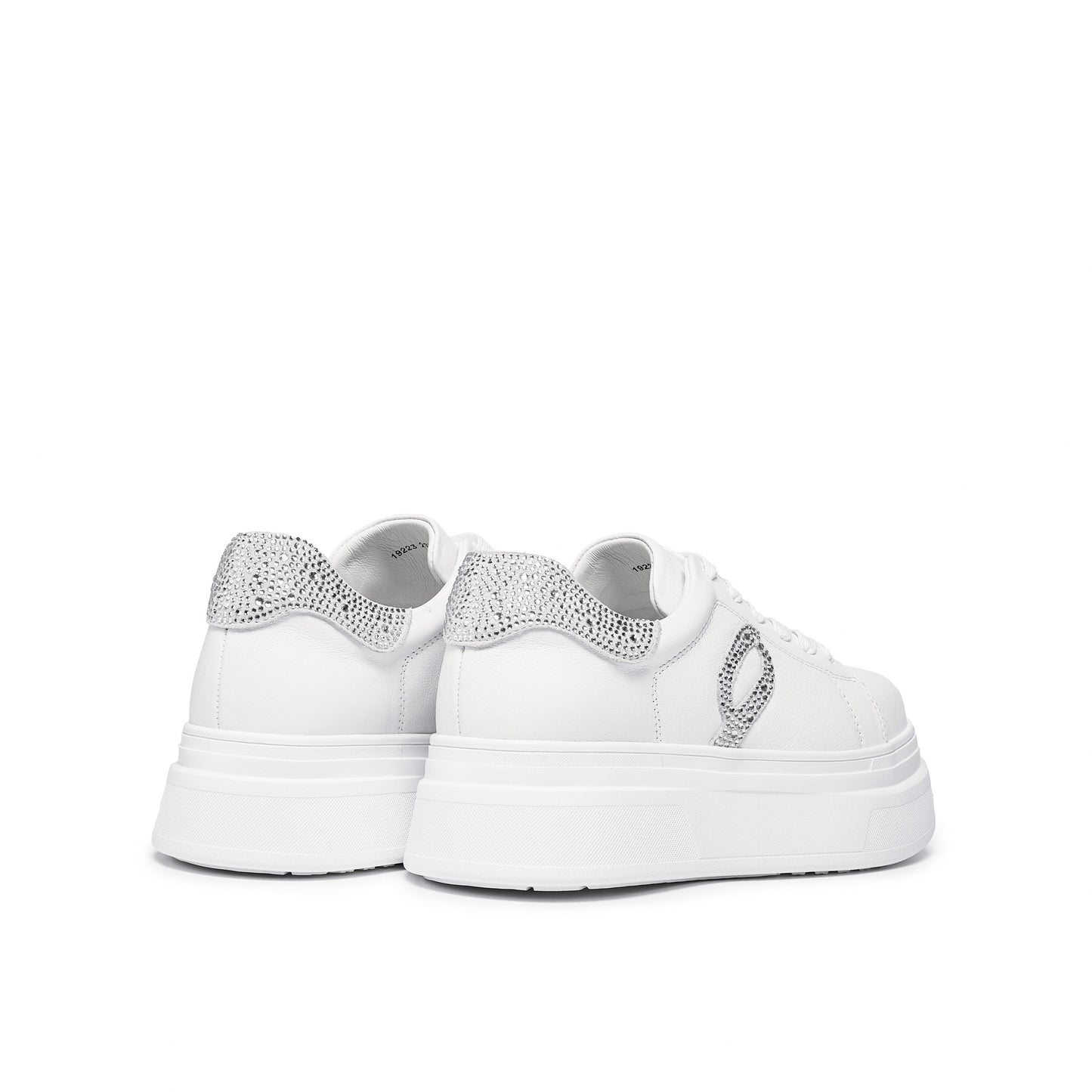 JP Infinity Logo Calf Leather Sneakers