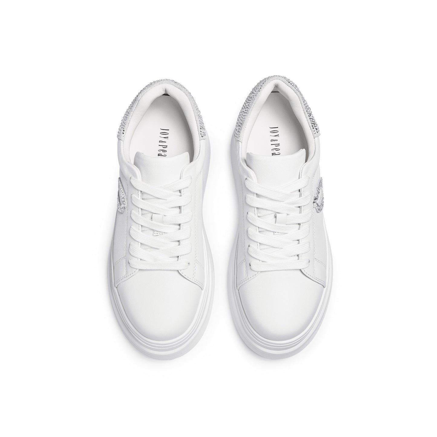 JP Infinity Logo Calf Leather Sneakers