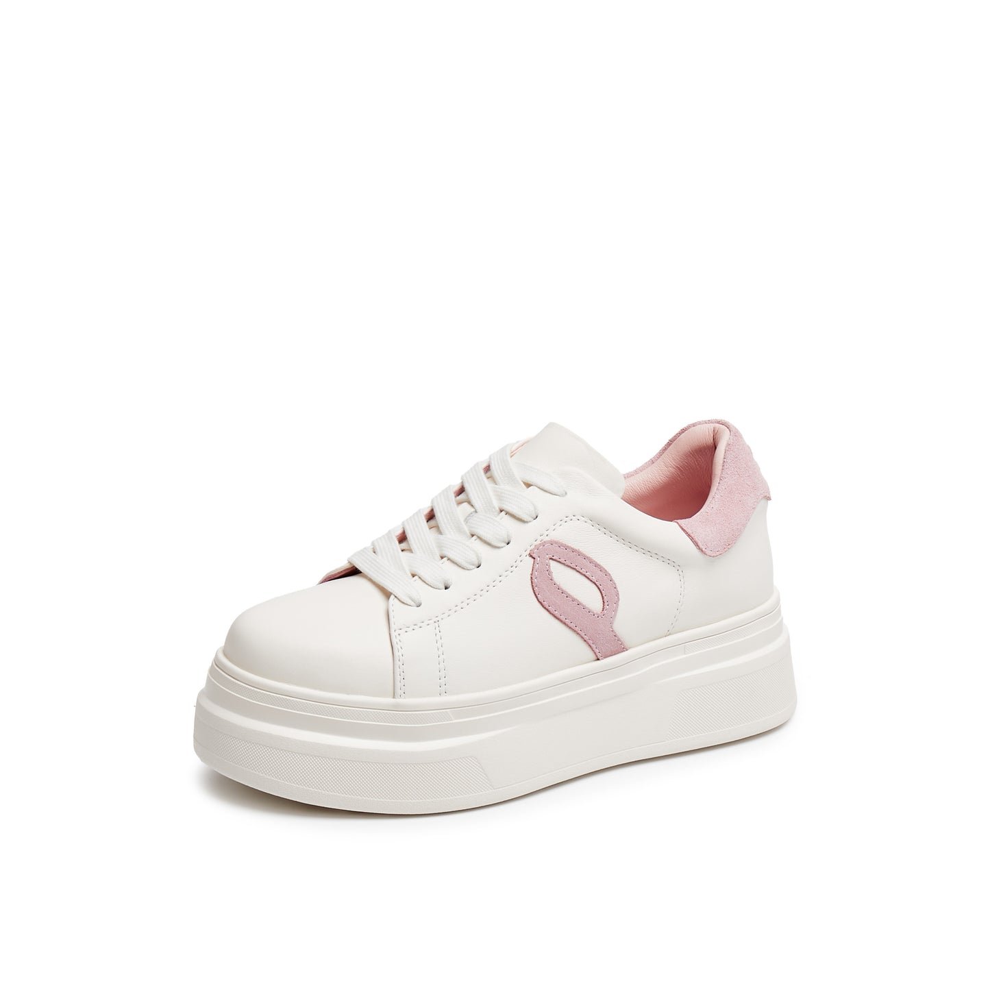 JP Infinity Logo Calf Leather Sneakers