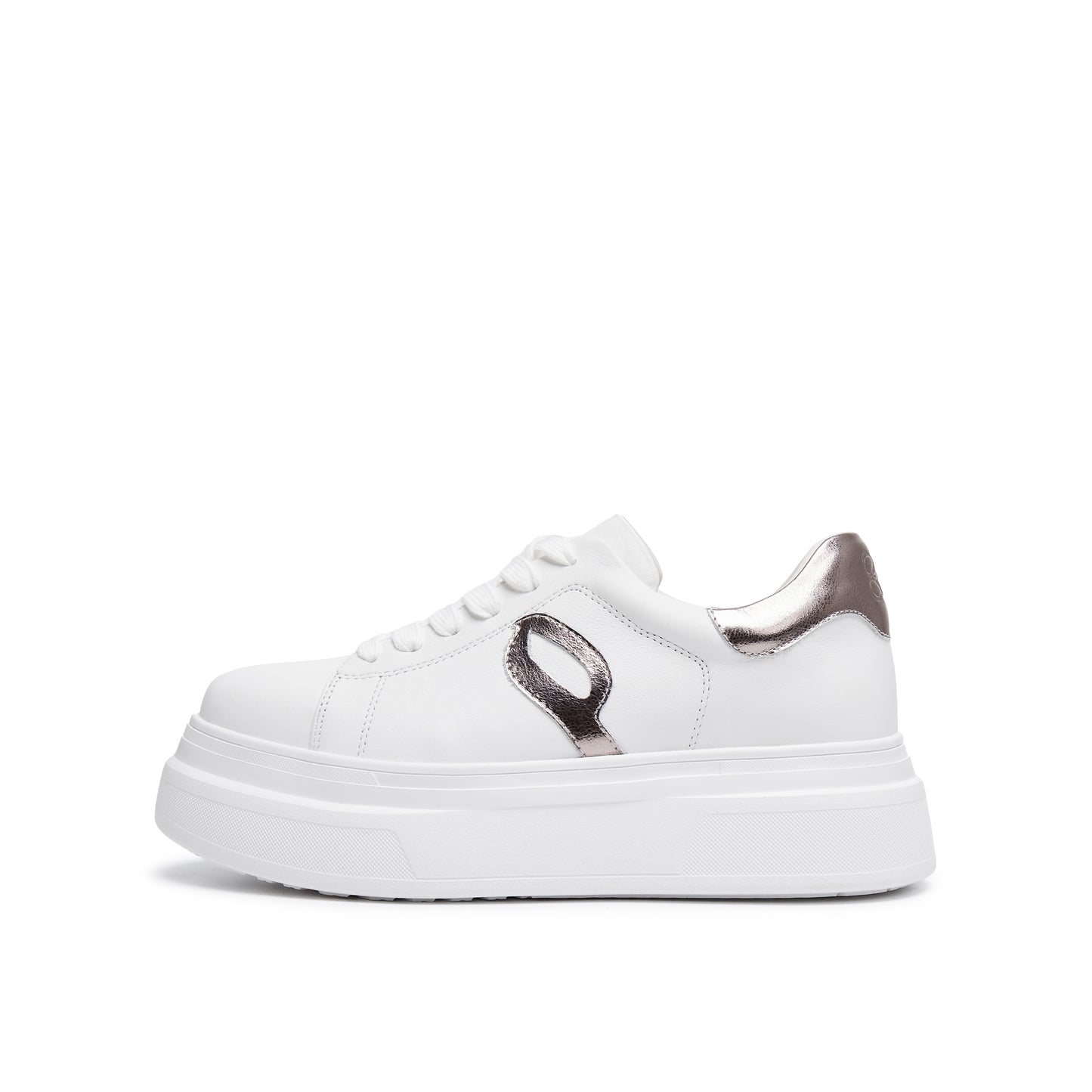 JP Infinity Logo Calf Leather Sneakers