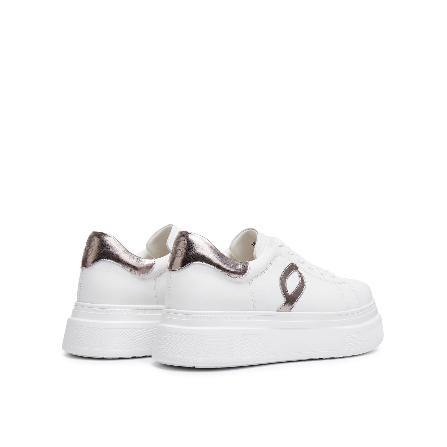 JP Infinity Logo Calf Leather Sneakers