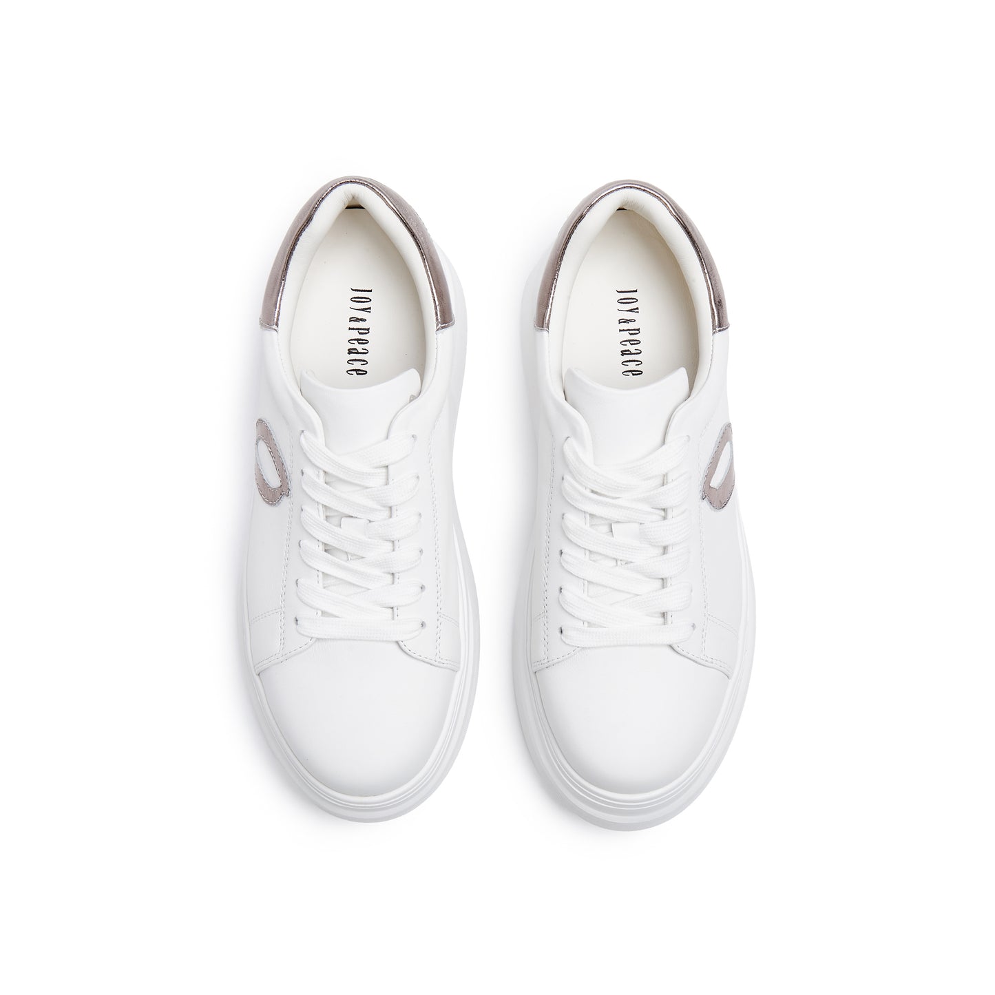 JP Infinity Logo Calf Leather Sneakers