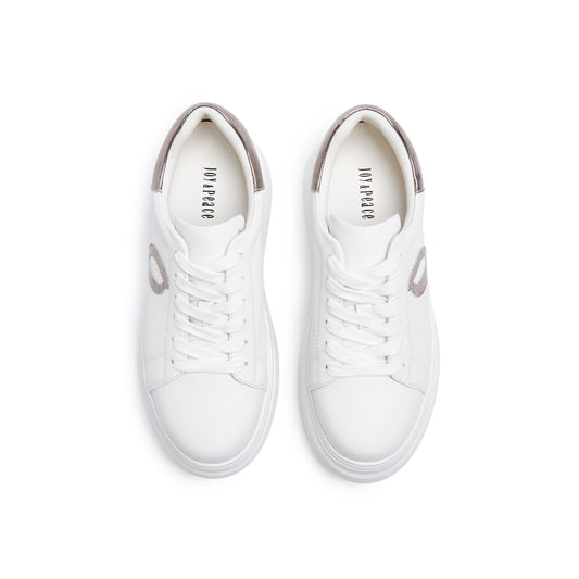 JP Infinity Logo Calf Leather Sneakers