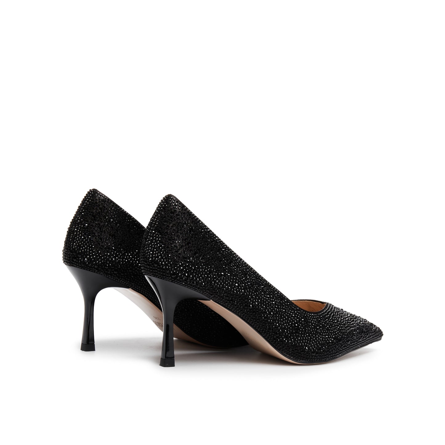 360 Cushy Cushy Embellished Satin Pumps
