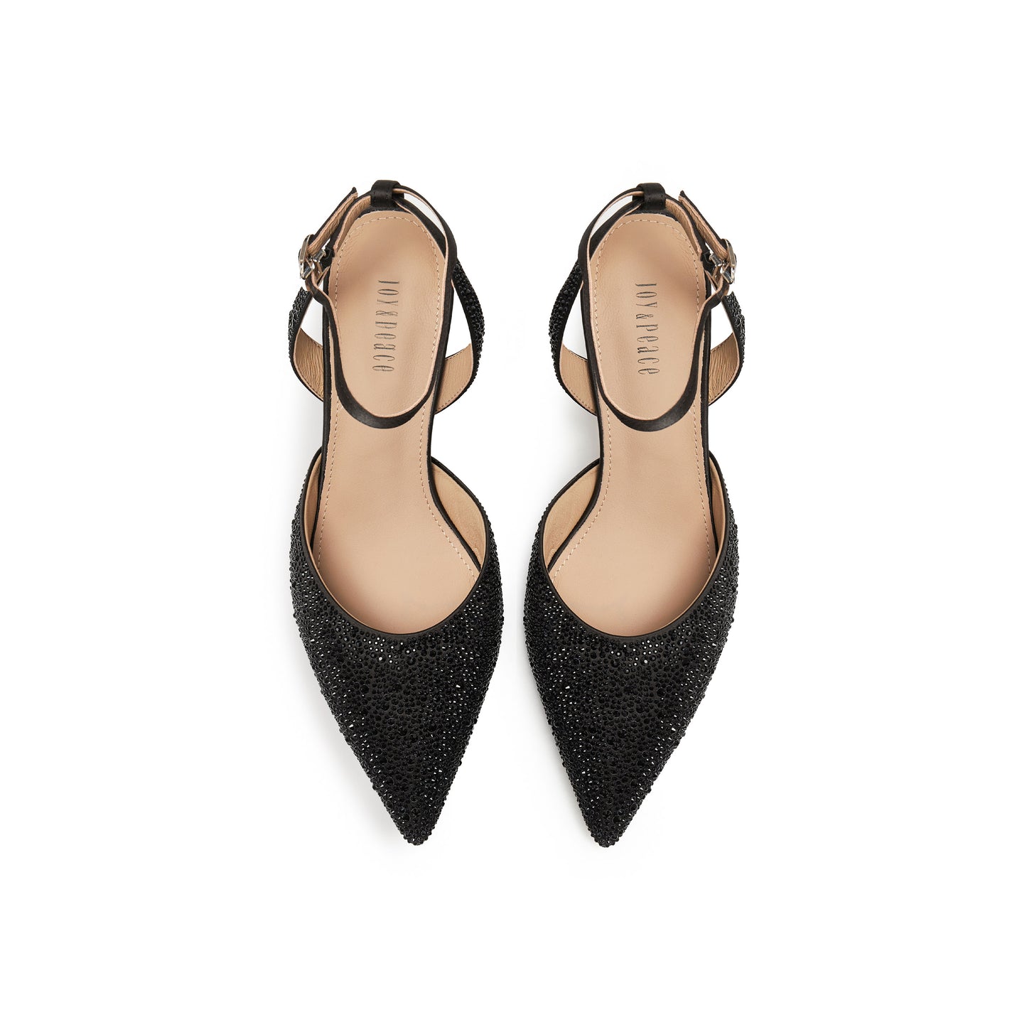 360 Cushy Cushy Embellished Satin Sling Back