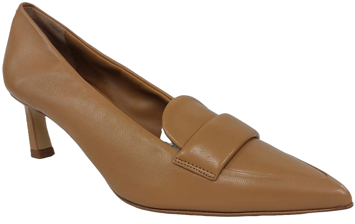 Kid Leather Pointed-Toe Loafers