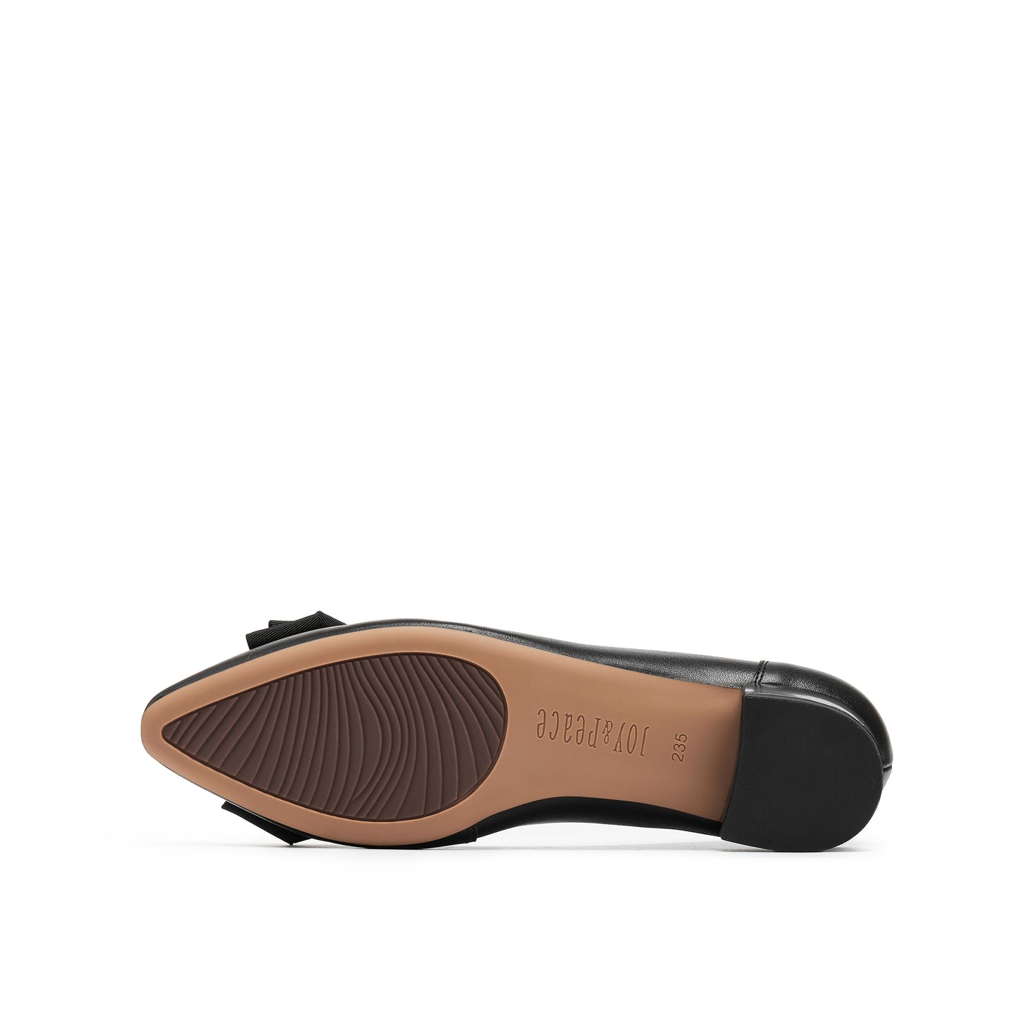 Pointed Toe Mid Heel Pumps with Ribbon