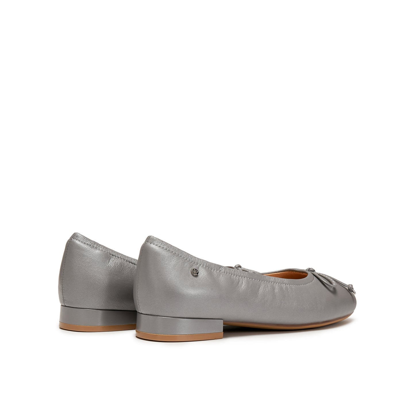 Pearlized Kid Flat Pumps