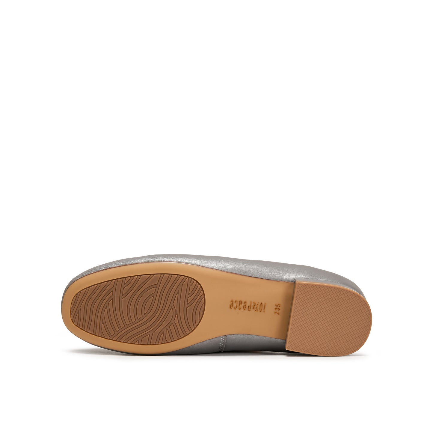 Pearlized Kid Flat Pumps